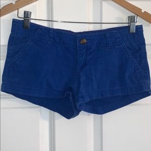 blue jean shorts